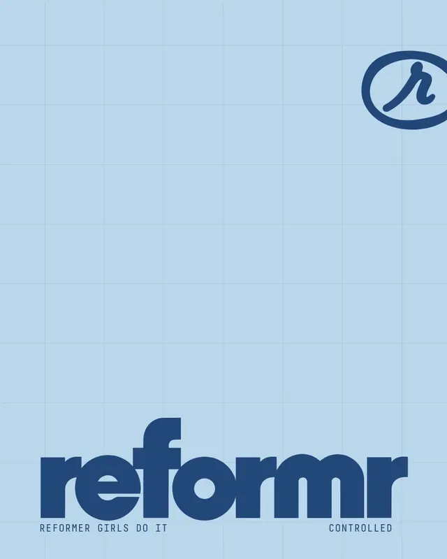 REFORMR Pilates studio brand identity carousel (slide 7)