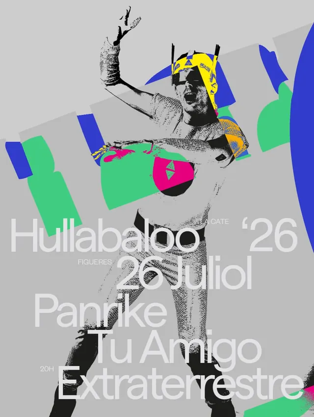 Hullabaloo 26 music festival visual identity (slide 13)