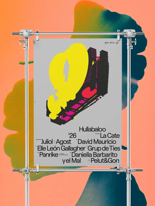 Hullabaloo 26 music festival visual identity (slide 14)