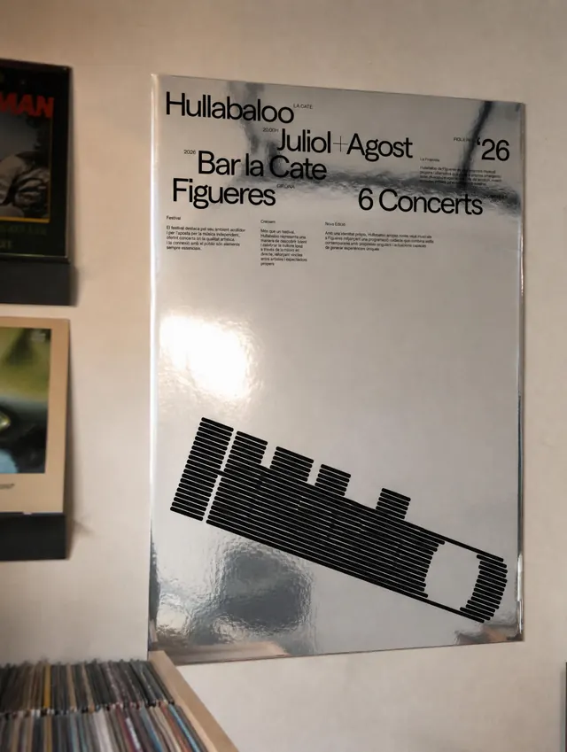 Hullabaloo 26 music festival visual identity (slide 20)