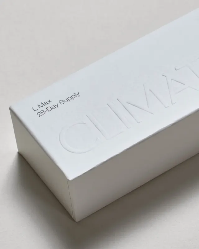 Climatic LMax brand identity and packaging (slide 6), minimal, 3d-render, vibrant