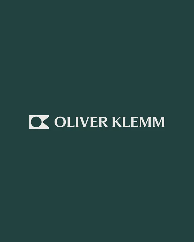 Oliver Klemm identity system by designwithblink, minimal, swiss, dark