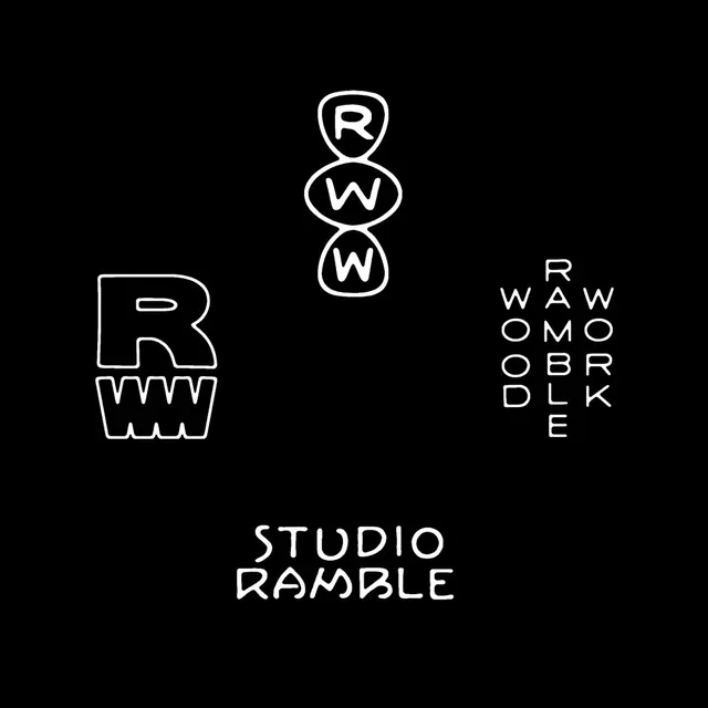 Ramble Wood Work logo explorations (slide 5)