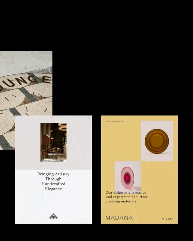 MADANA Tiles identity refresh case study by Akronim (slide 9), minimal, luxury, neutral