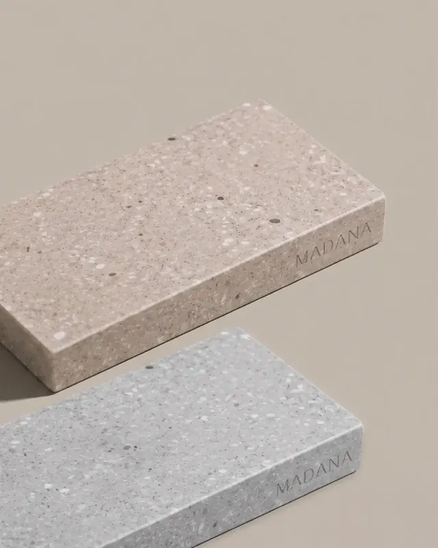 MADANA Tiles identity refresh case study by Akronim (slide 10), minimal, luxury, neutral