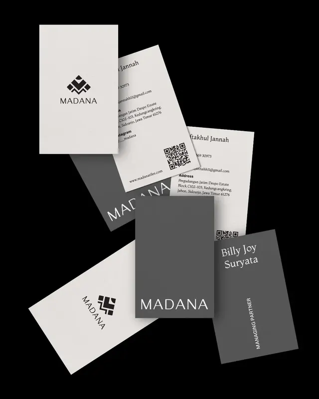 MADANA Tiles identity refresh case study by Akronim (slide 11), minimal, luxury, neutral