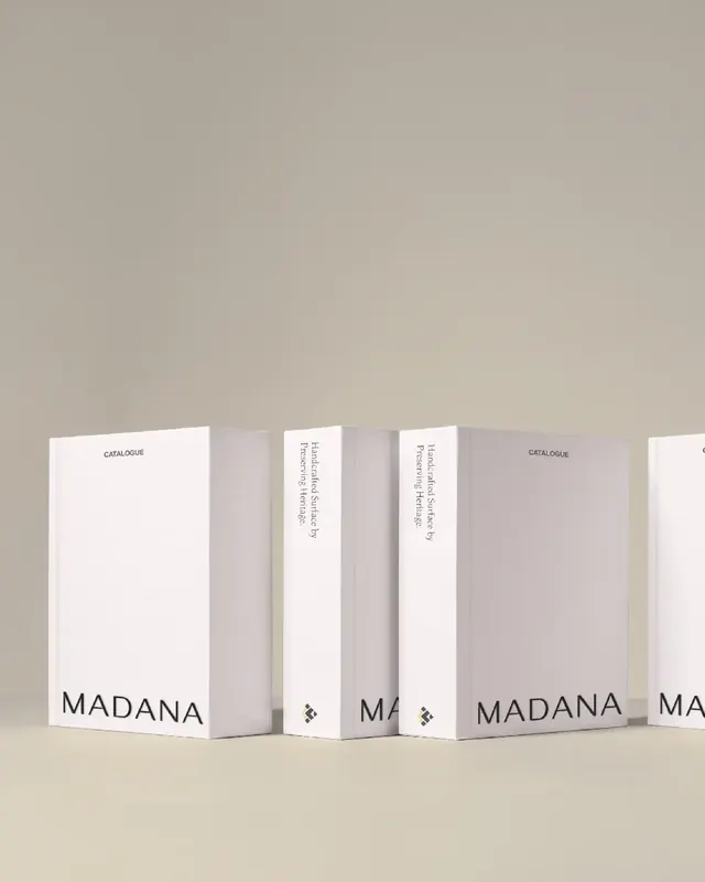 MADANA Tiles identity refresh case study by Akronim (slide 12), minimal, luxury, neutral
