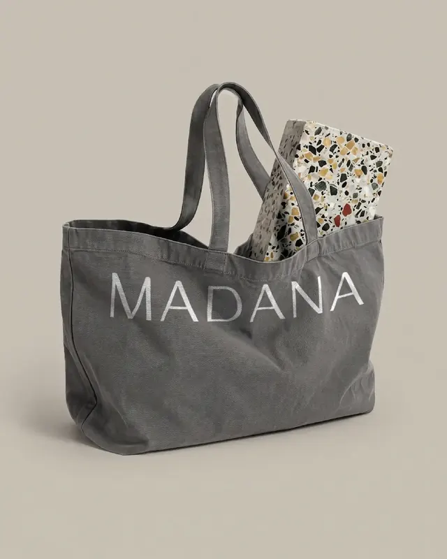 MADANA Tiles identity refresh case study by Akronim (slide 13), minimal, luxury, neutral