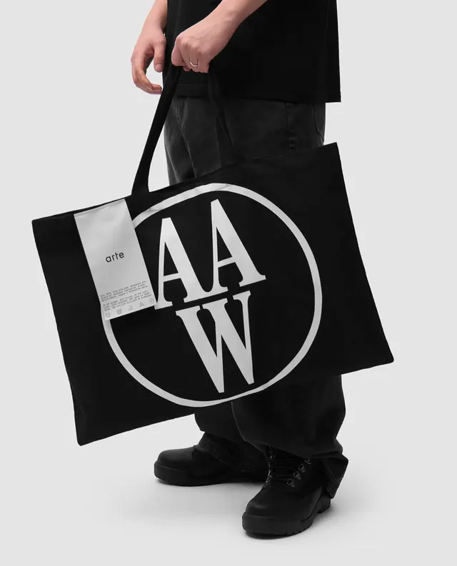 Antwerp Art identity system and materials (slide 3)