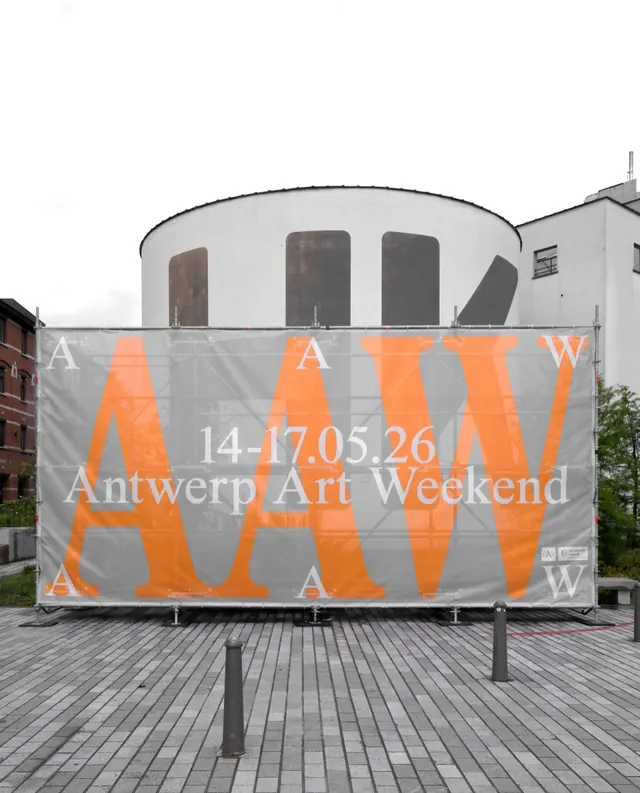 Antwerp Art identity system and materials (slide 6)