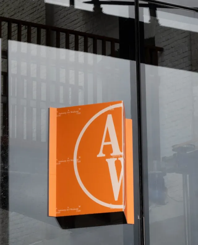 Antwerp Art identity system and materials (slide 7)