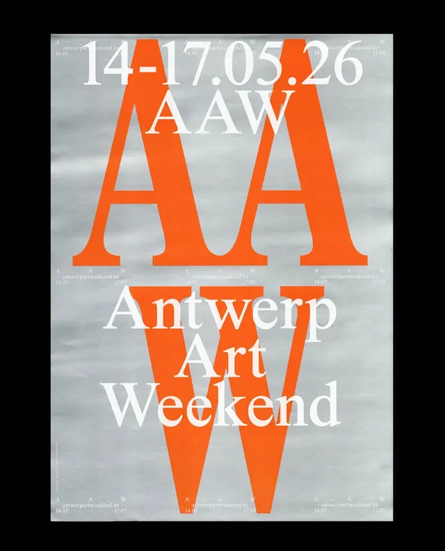 Antwerp Art identity system and materials (slide 18)