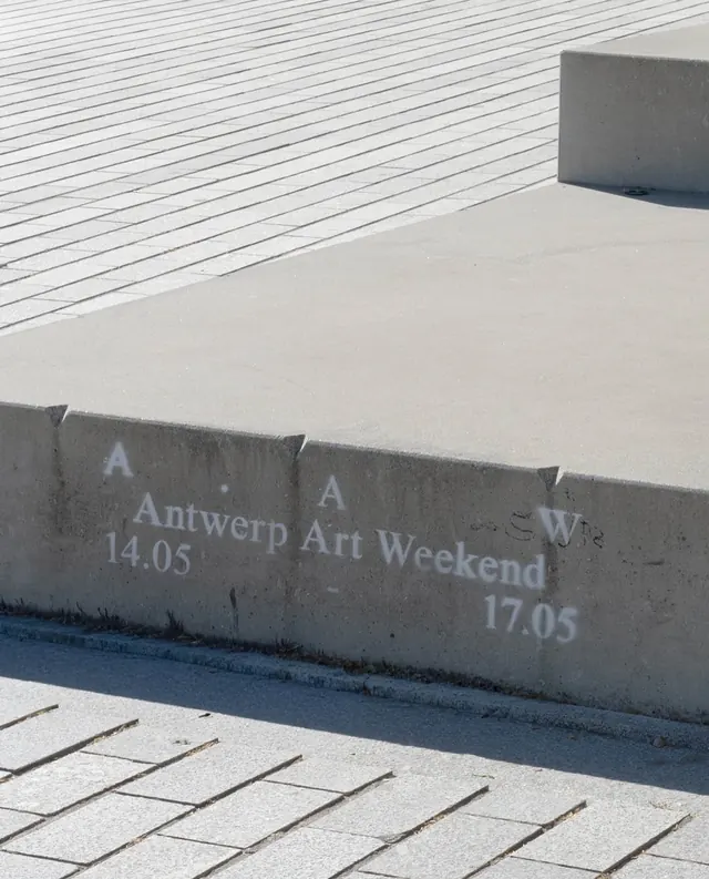 Antwerp Art identity system and materials (slide 20)