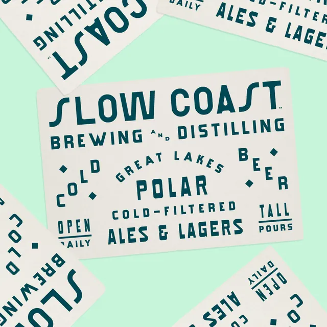Slow Coast Brewing identity system (slide 2)