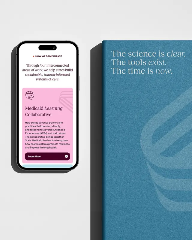 ACE Resource Network brand identity case study (slide 2), corporate-clean, warm