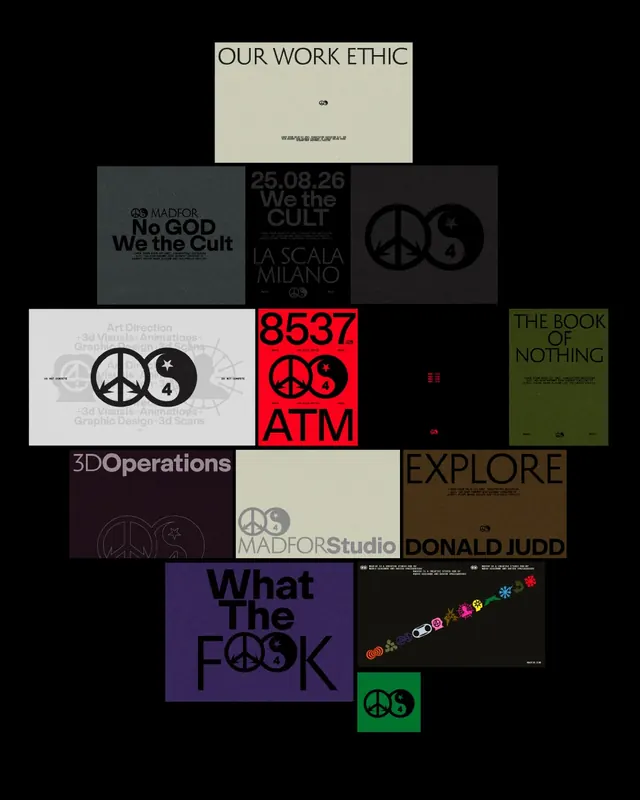 OnePlus and M4DFor visual identity system (slide 5)