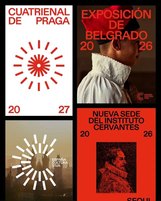 España Cultura Viva identity system (slide 3)