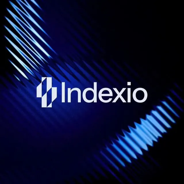 Indexio logo, geometric, minimal, light