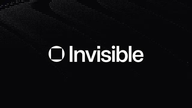 Invisible logo, minimal, geometric, light