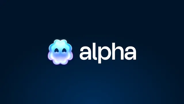 Alpha Trading App, abstract, playful, dark