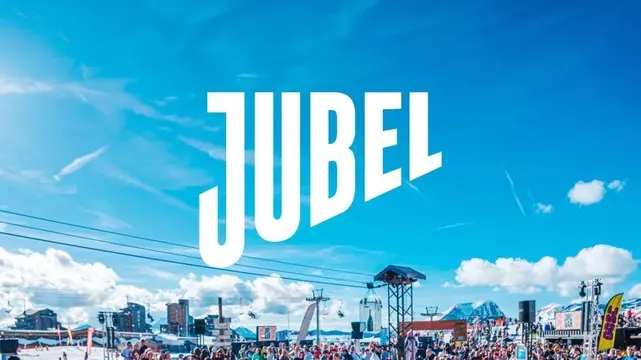 Jubel logo, geometric, minimal, light