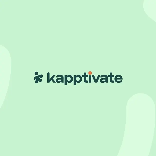 Kapptivate logo, minimal, geometric, cool