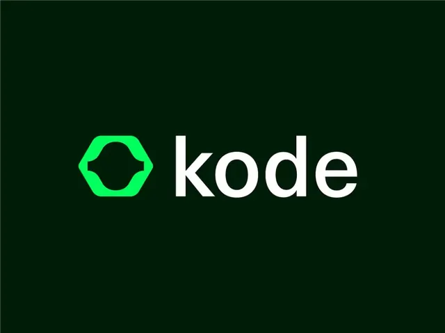 Kode logo, geometric, minimal, cool