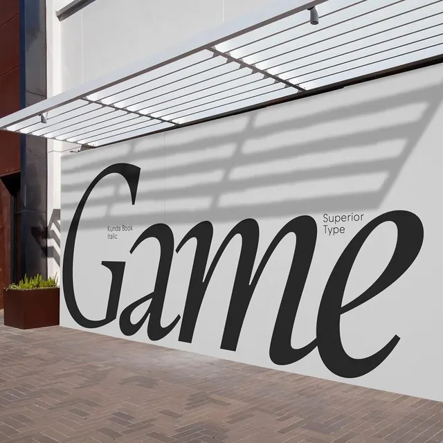 Game Superior Type Wall Graphic