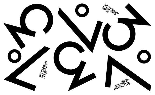 Abstract Geometric Wordmark, brutalist, neo-brutalist, high-contrast