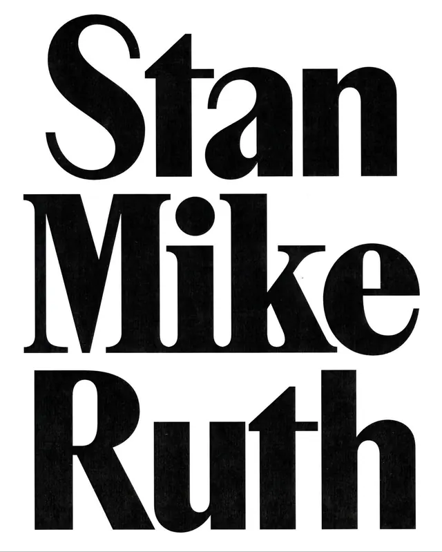 Stacked Wordmark Typography
