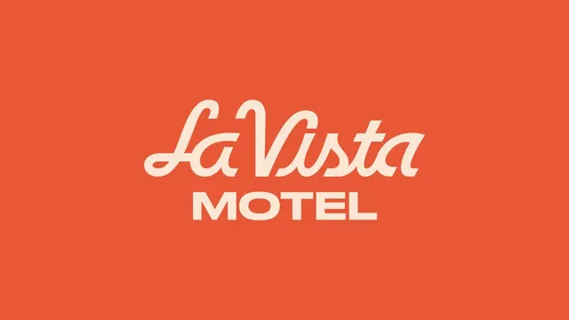 La Vista Motel logo, luxury, light