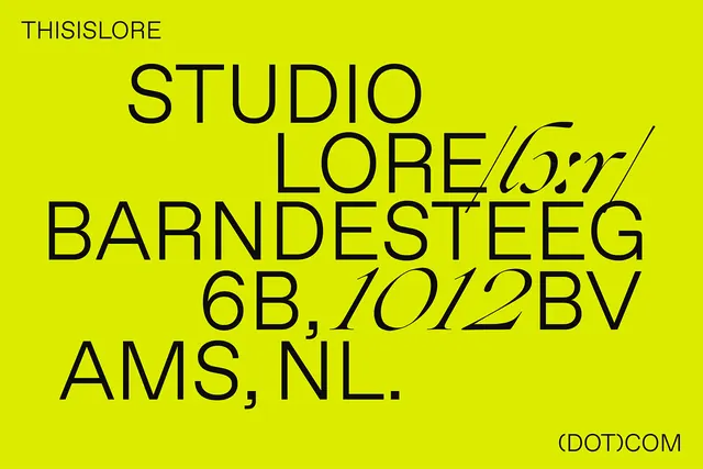 Studio Lore Identity