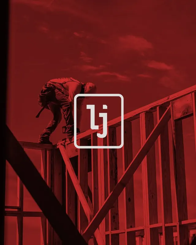 Lejeune logo, geometric, minimal, light