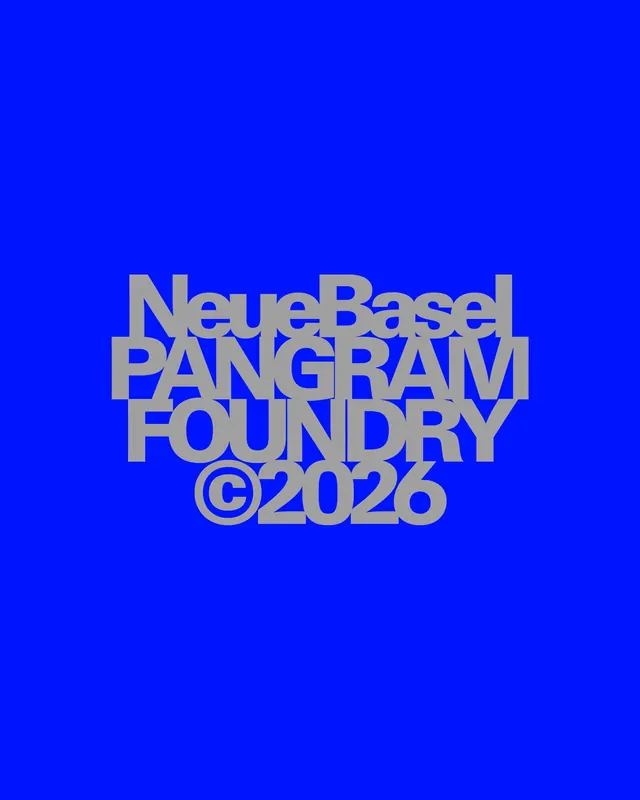 Neue Basel Pangram Foundry Logo