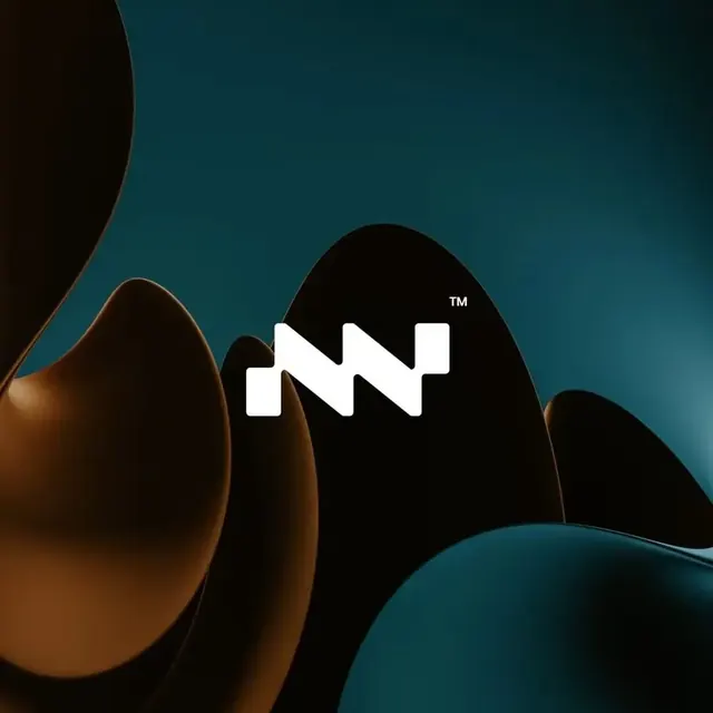 Mi logo, geometric, minimal, light