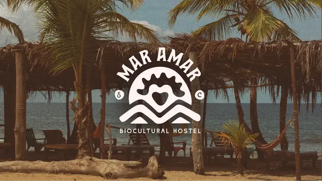 Mar Amar logo, minimal, geometric, light
