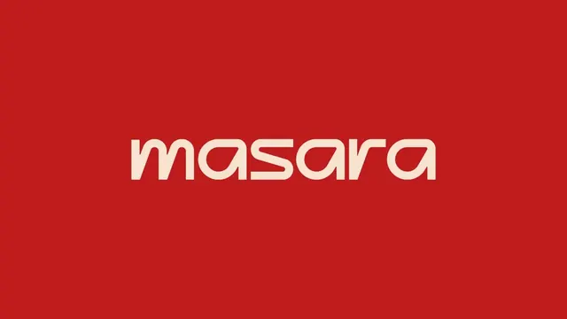 Masara logo, geometric, minimal, light