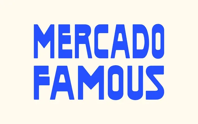 Mercado Famous logo, geometric, cool