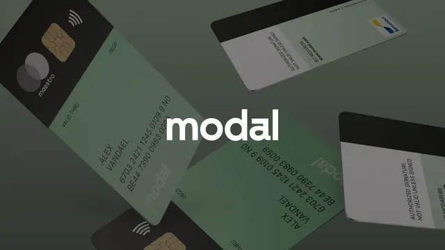 Modal logo, minimal, light