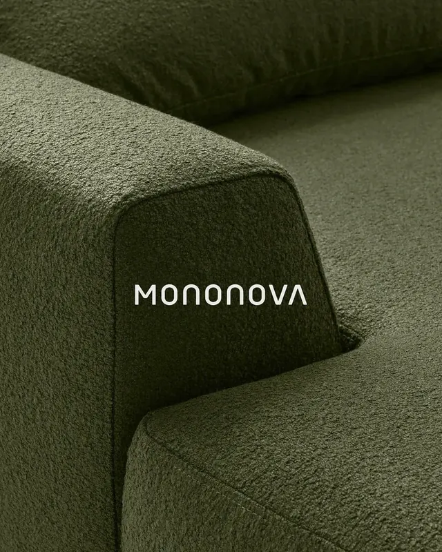 Mononova logo, minimal, light