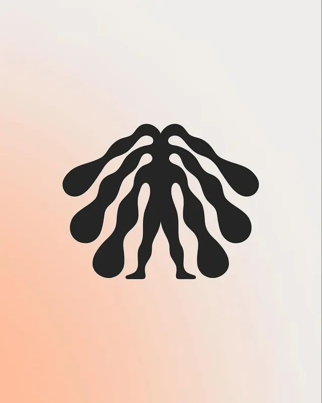 Neural Codex logo, geometric, minimal, dark
