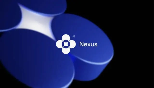 Nexus logo, geometric, minimal, light