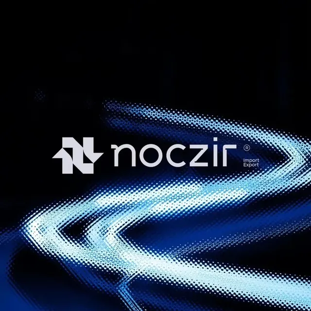 Noczir logo, geometric, minimal, light