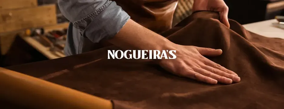 Nogueira's logo, minimal, light