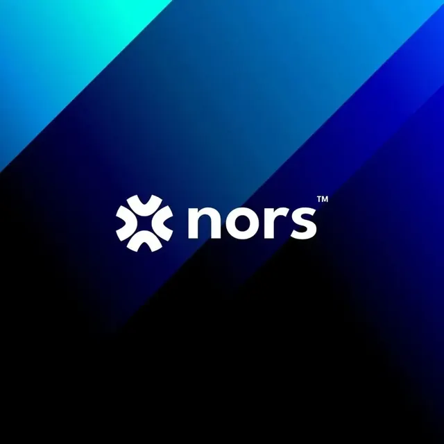 Nors logo, geometric, minimal, light