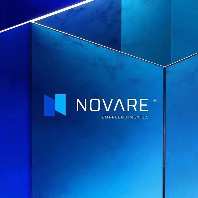Novare logo, geometric, minimal, light