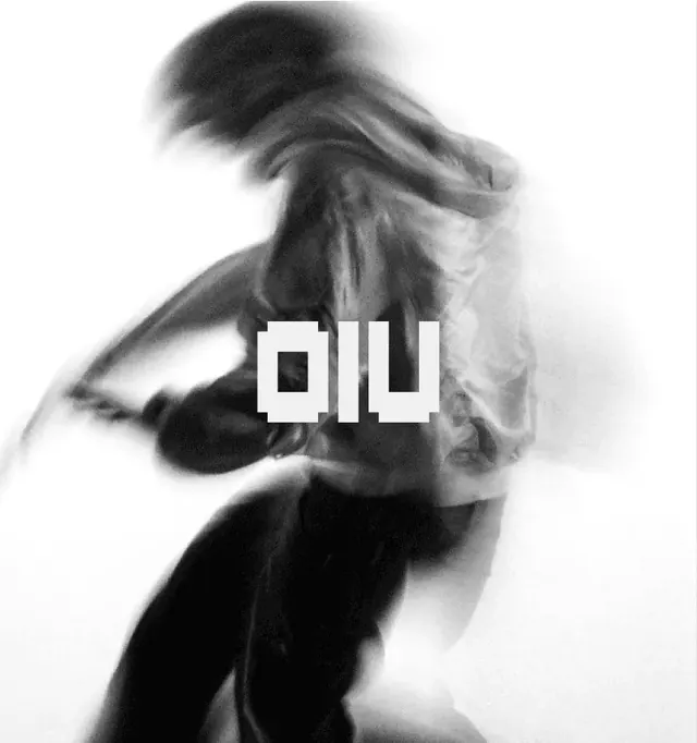 OIU logo, geometric, minimal, light