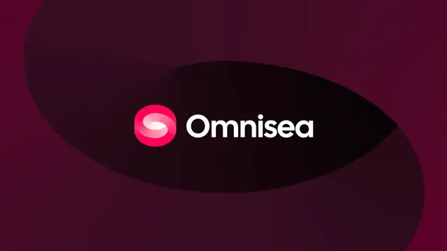 Omnisea logo, geometric, minimal, light
