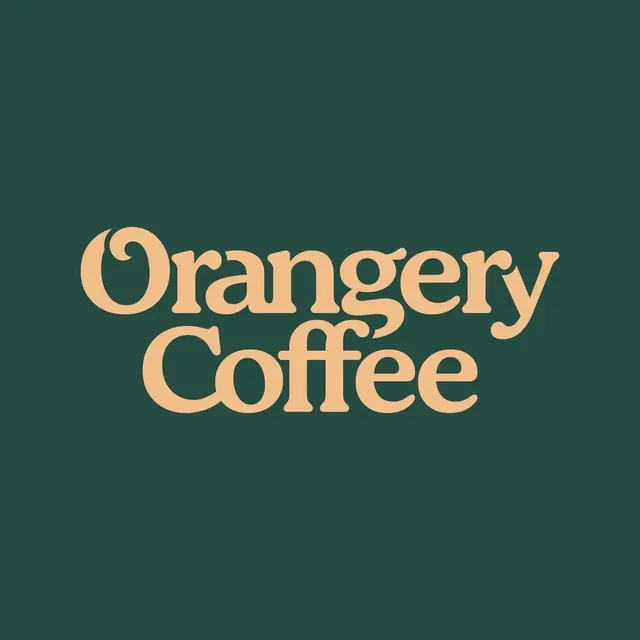 Orangery Coffee logo, luxury, light
