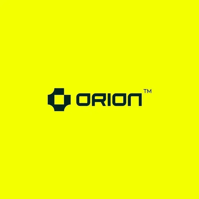 Orion logo, geometric, minimal, cool